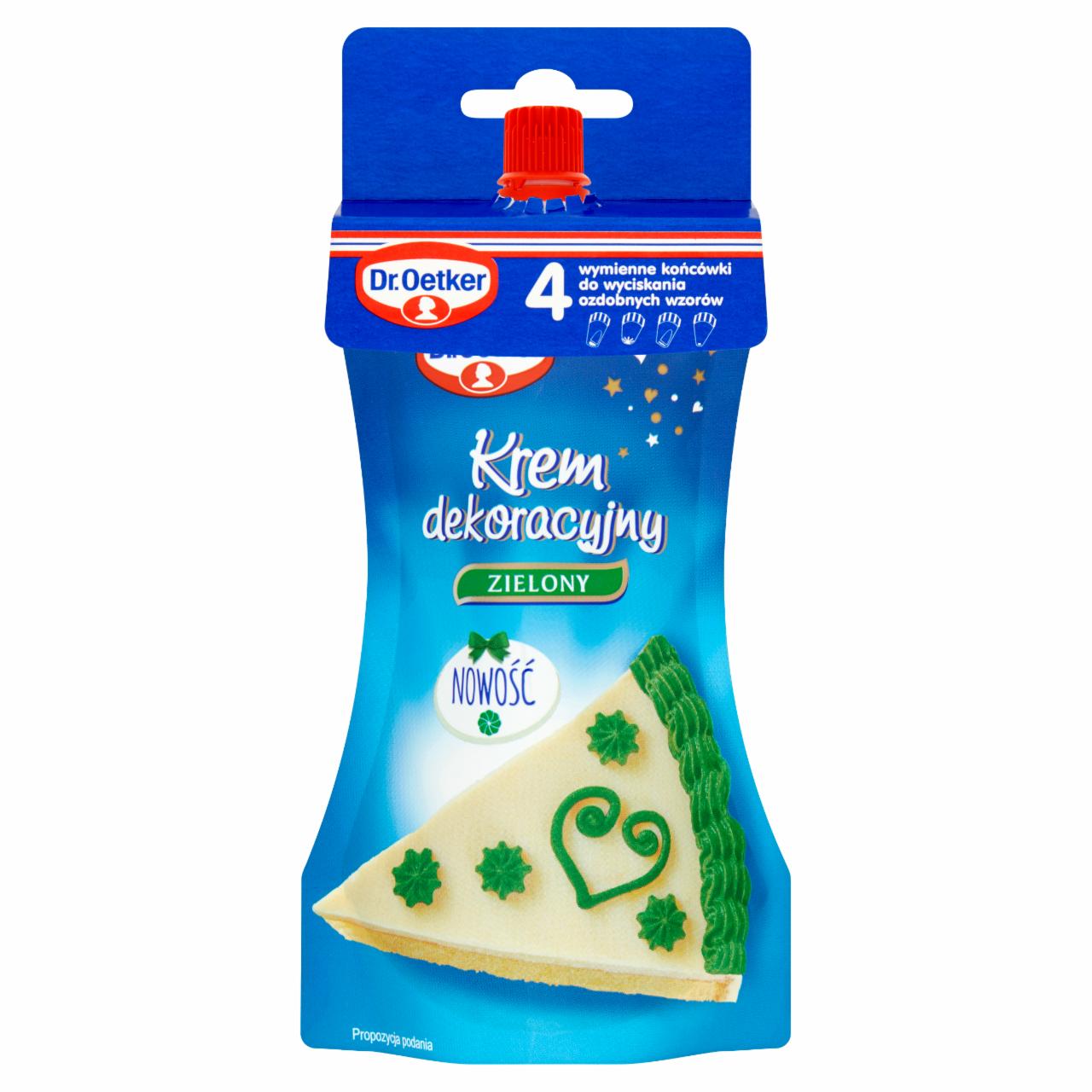 Zdjęcia - Dr. Oetker Krem dekoracyjny zielony 140 g