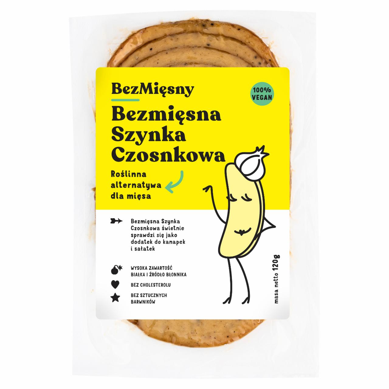 Zdjęcia - BezMięsny Bezmięsna szynka czosnkowa 120 g