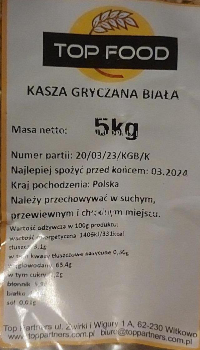 Zdjęcia - kasza gryczana biała Top food