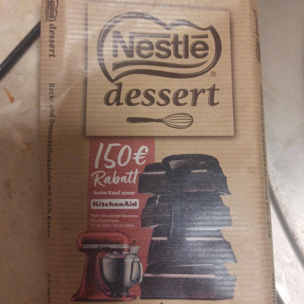 Zdjęcia - Dessert Zartbitter Nestlé