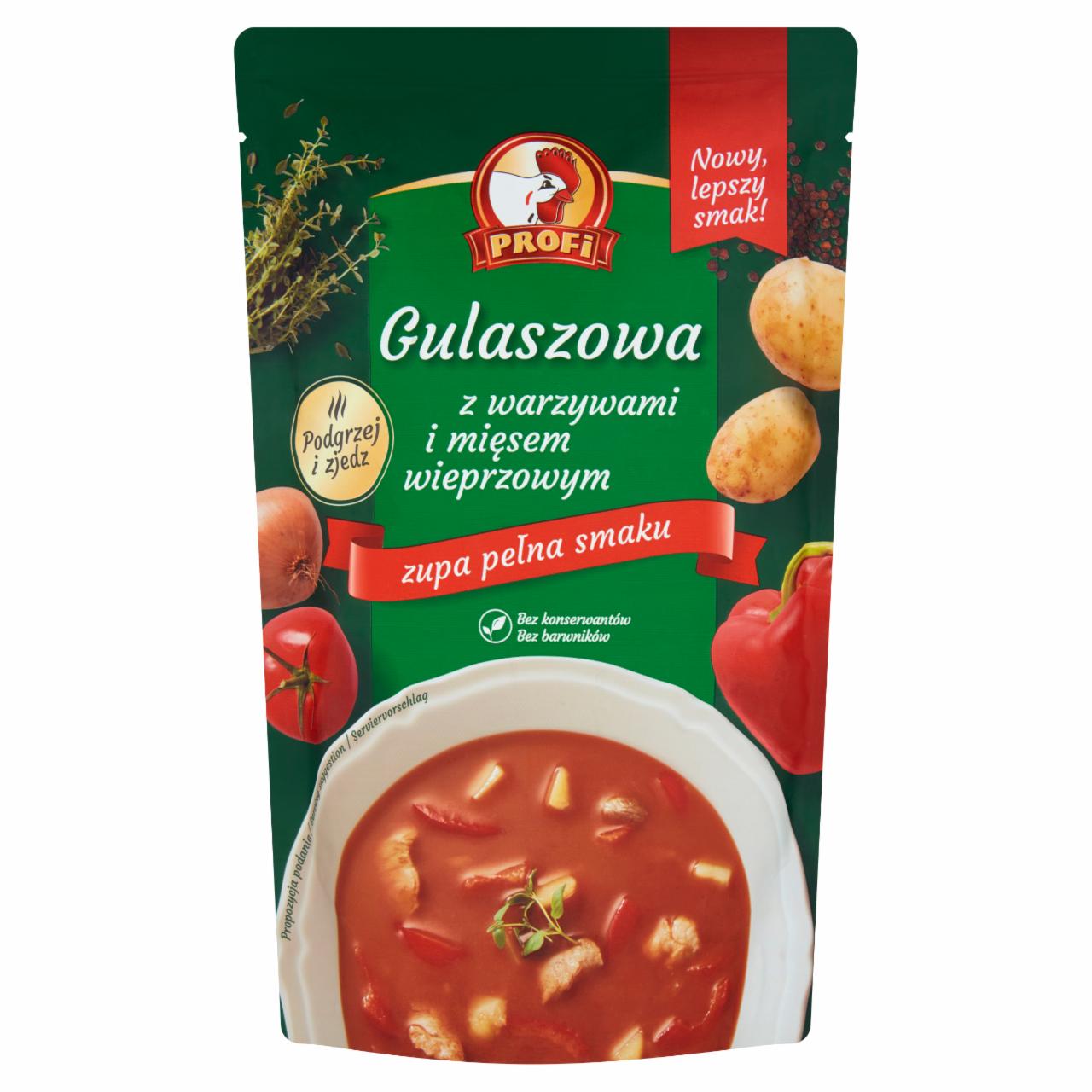 Zdjęcia - Profi Gulaszowa z warzywami i mięsem wieprzowym 450 g