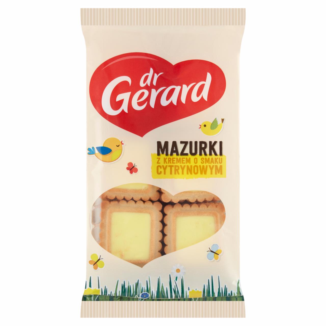 Zdjęcia - dr Gerard Mazurki z kremem o smaku cytrynowym 200 g