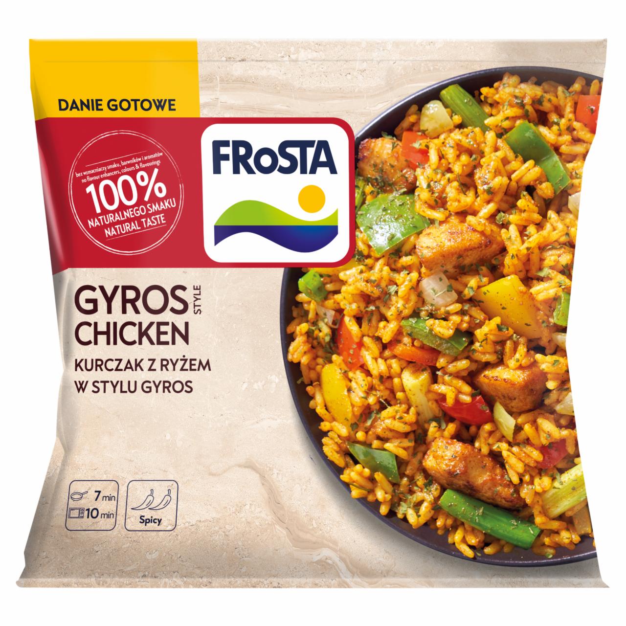 Zdjęcia - FRoSTA Danie z kurczakiem w stylu gyros 450 g