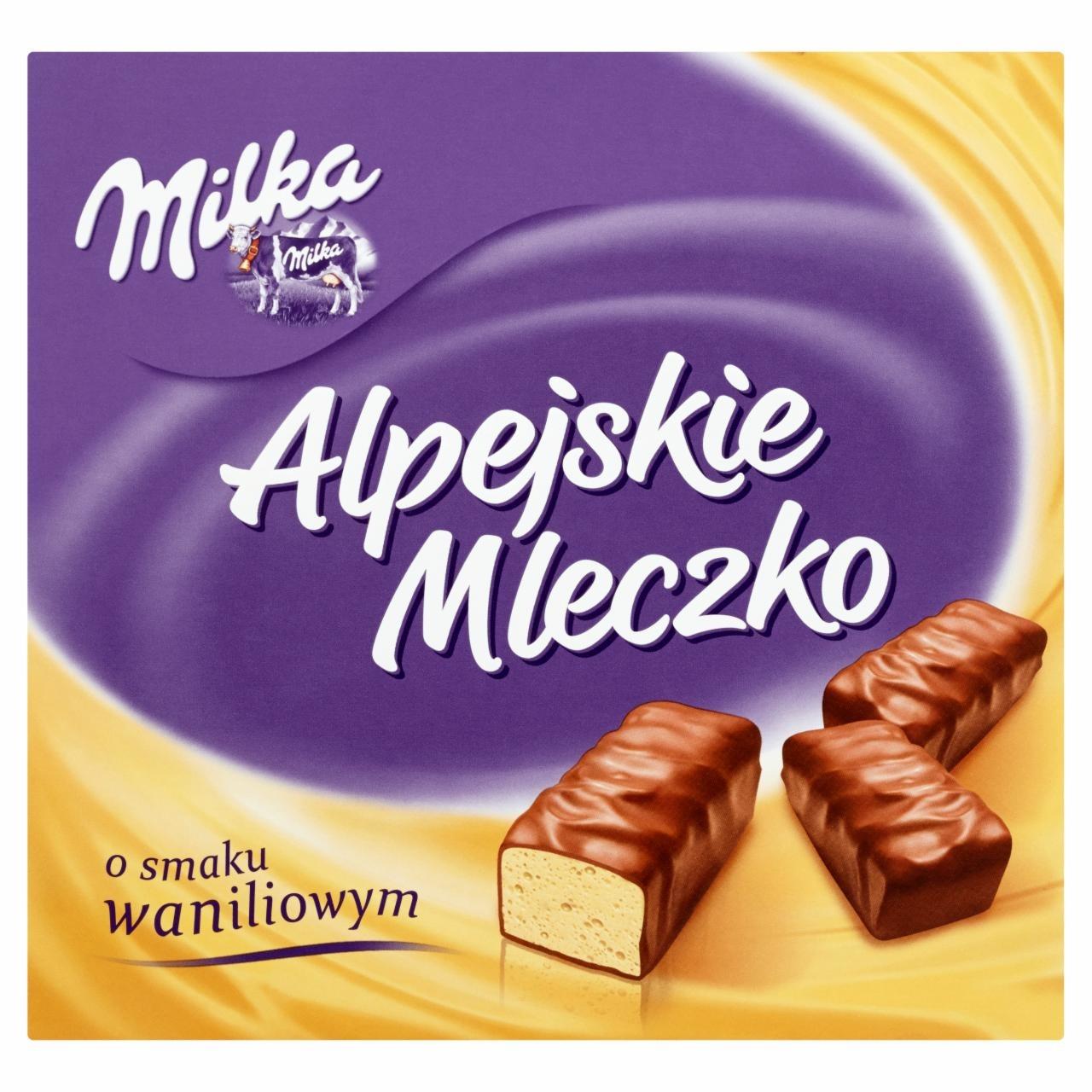 Zdjęcia - Alpejskie Mleczko o smaku waniliowym Milka