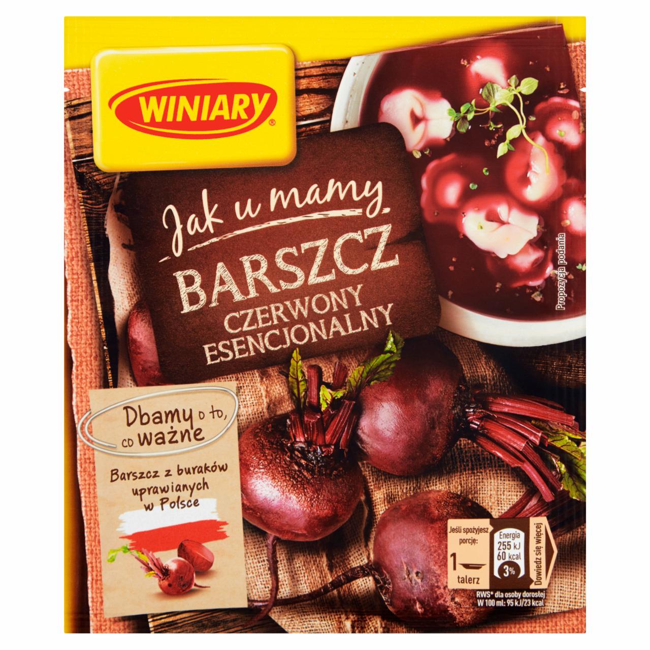 Zdjęcia - Winiary Jak u Mamy Barszcz czerwony esencjonalny 35 g