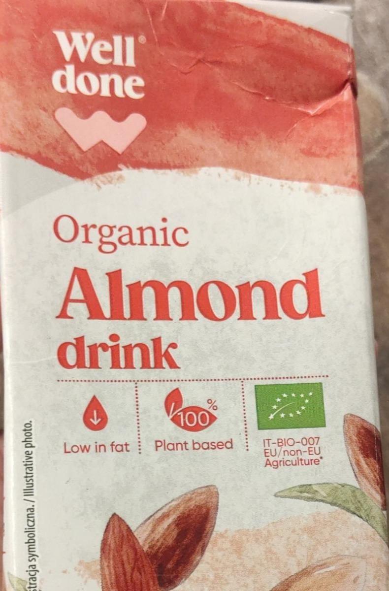 Zdjęcia - Organic almond drink Well done