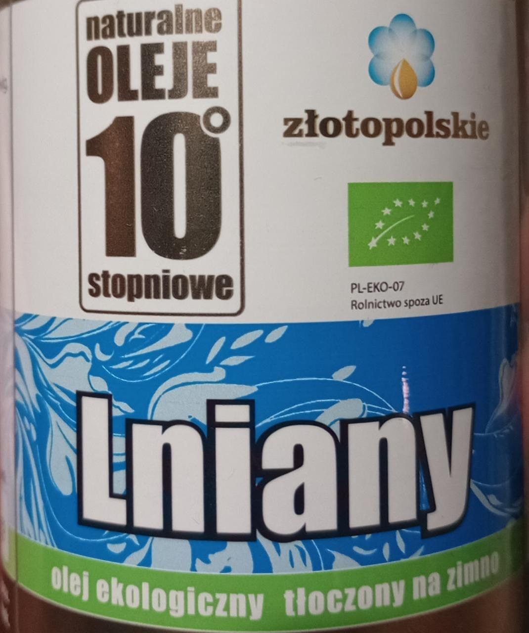 Zdjęcia - Olej lniany ekologiczny tłoczony na zimno Złotopolskie