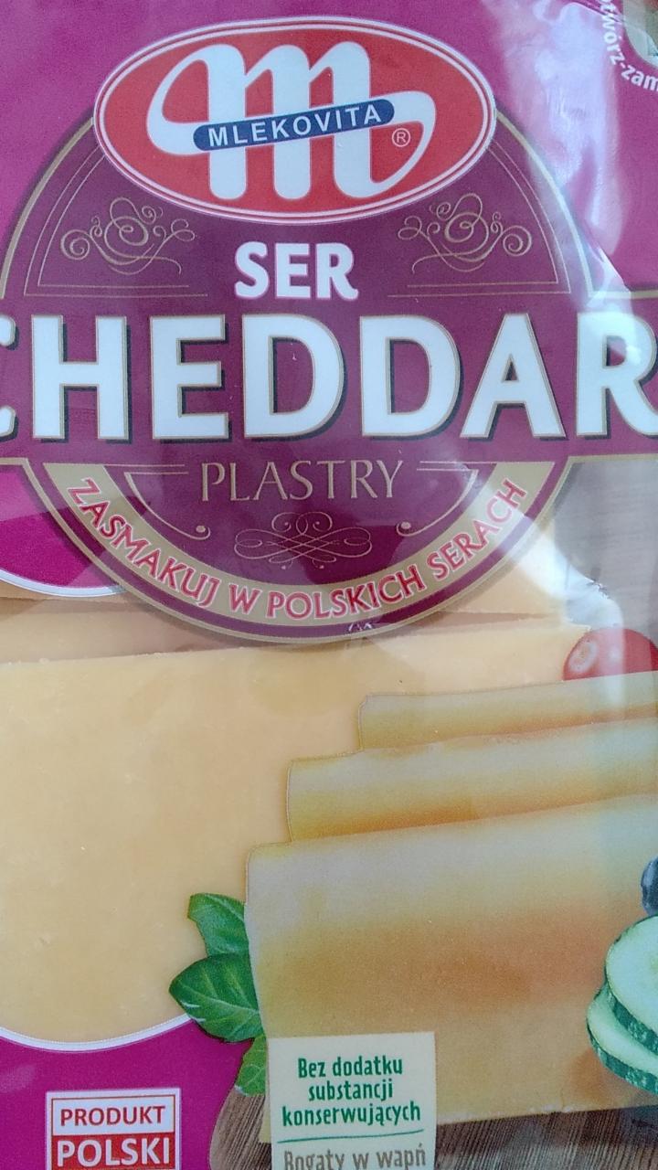 Zdjęcia - Cheddar plastry Mlekovita