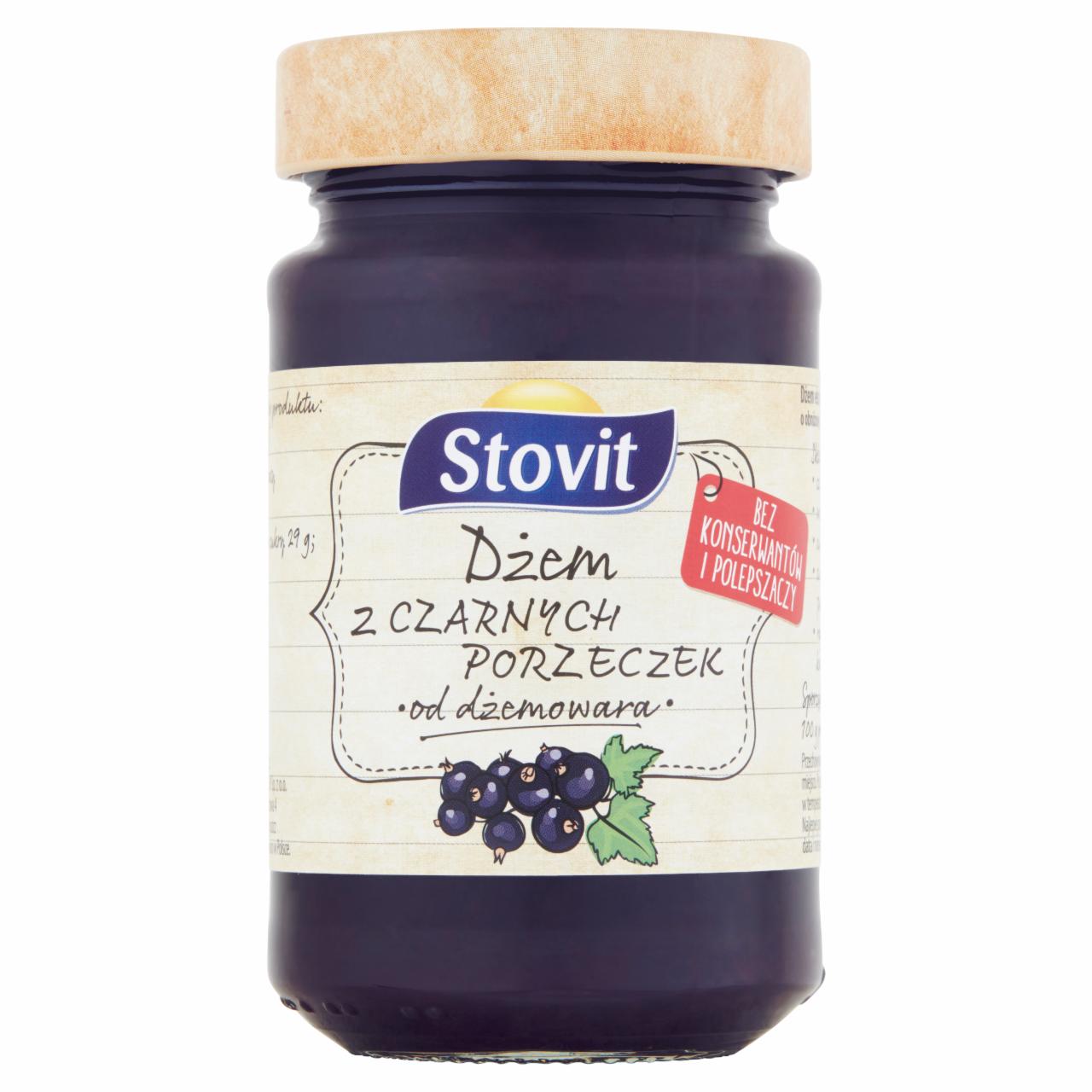 Zdjęcia - Stovit Dżem z czarnych porzeczek 260 g