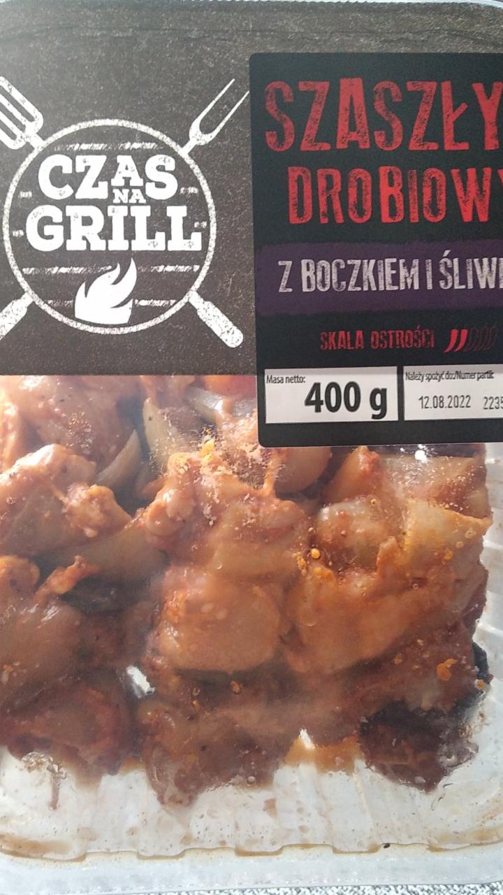 Zdjęcia - Szaszlyk Drobiowy z boczkiem i śliwka Czas na Grill