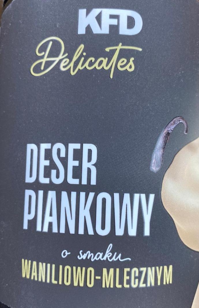 Zdjęcia - Deser piankowy waniliowo mleczny KFD Delicates