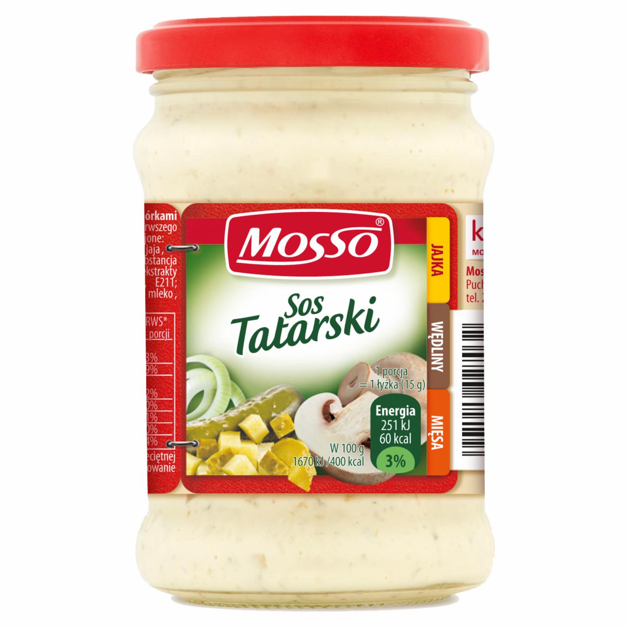 Zdjęcia - Mosso Sos tatarski 240 g