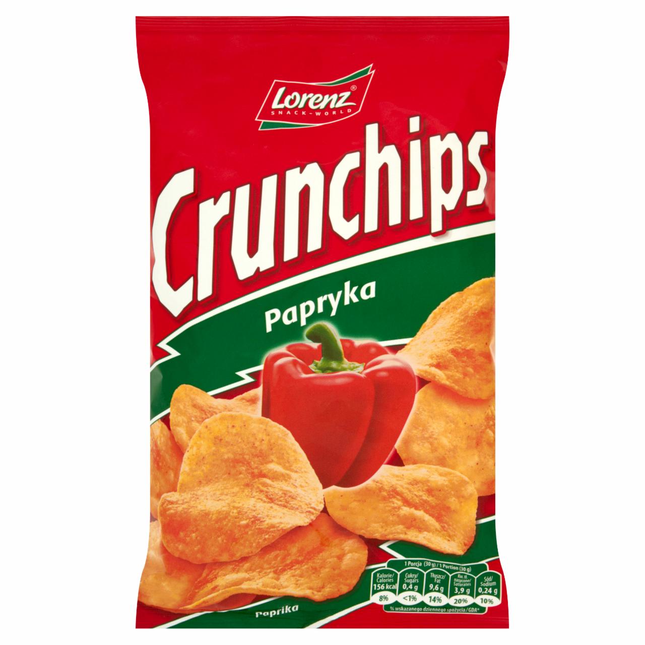 Zdjęcia - Crunchips Papryka Chipsy ziemniaczane 80 g