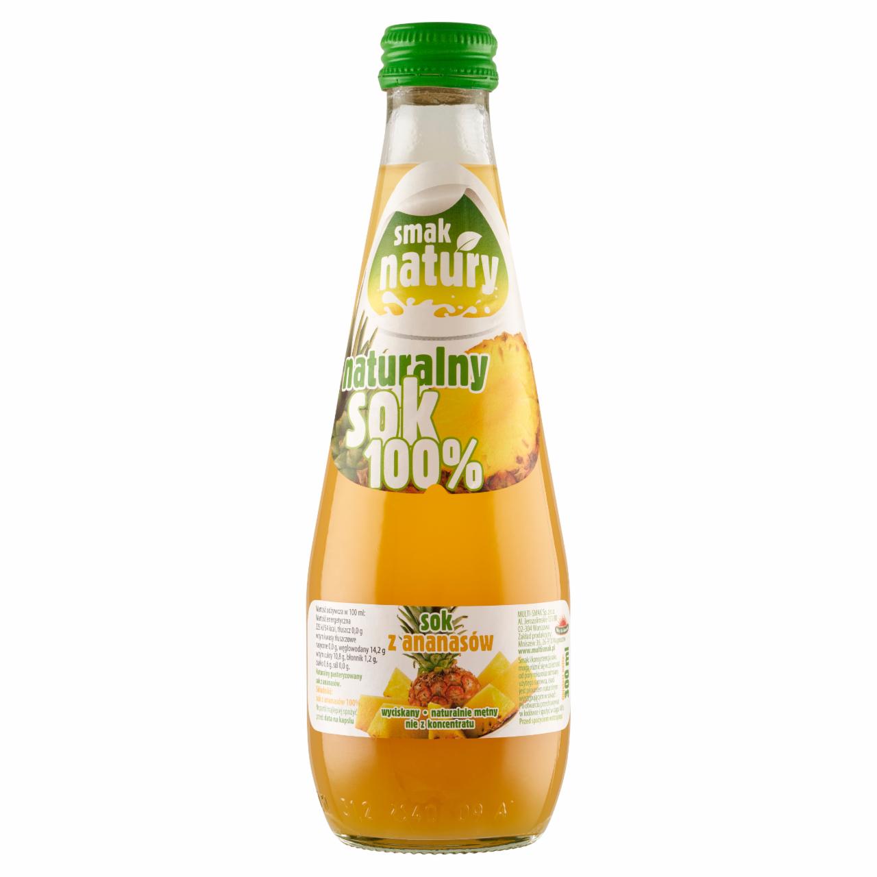 Zdjęcia - Smak natury Sok z ananasów 300 ml