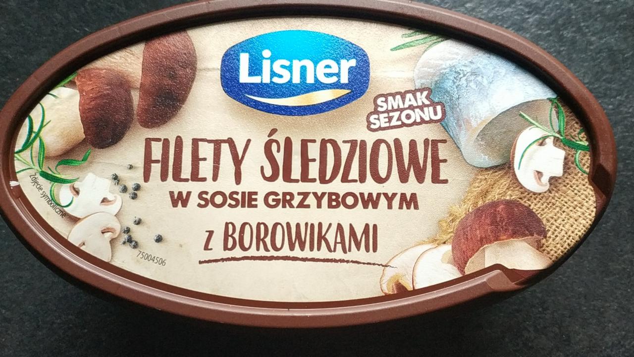 Zdjęcia - Lisner Śledź atlantycki w sosie grzybowym z borowikami 280 g