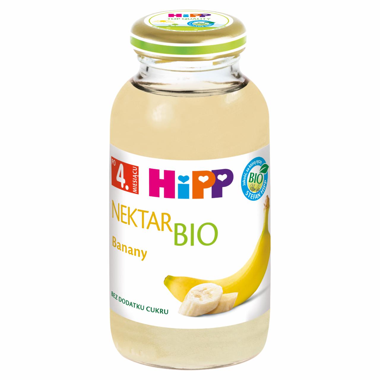 Zdjęcia - HiPP BIO Nektar banany po 4. miesiącu 0,2 l