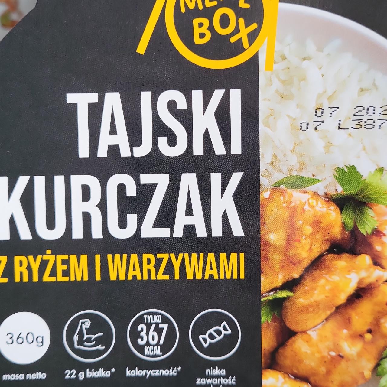 Zdjęcia - Tajski kurczak z ryżem i warzywami Meal Box