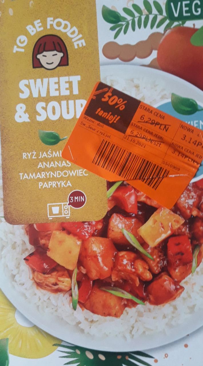 Zdjęcia - Sweet & sour ryż jaśmin ananas papryka To be foodie