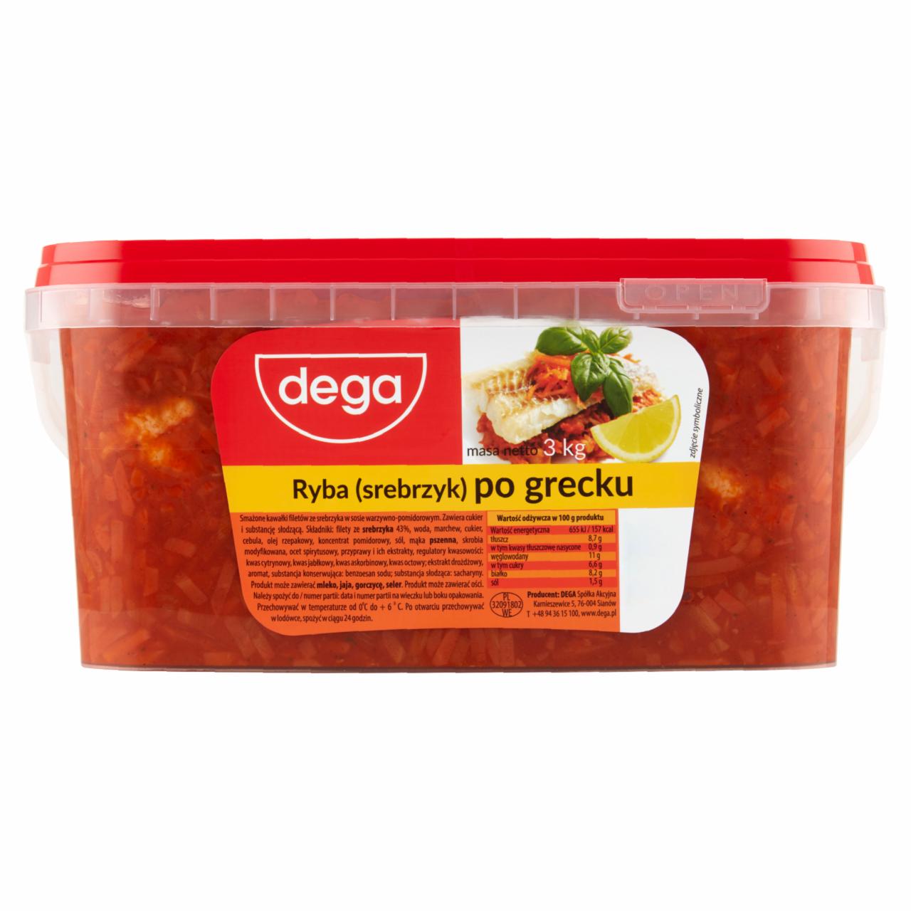 Zdjęcia - Dega Ryba srebrzyk po grecku 3 kg