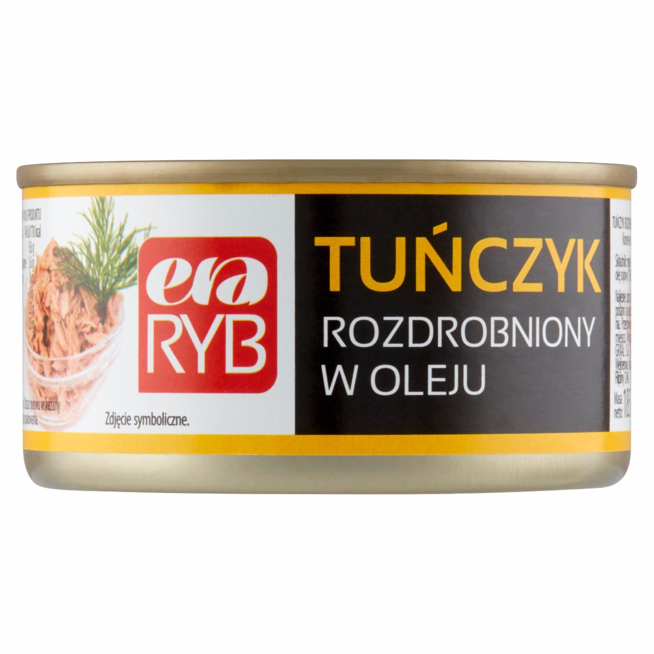 Zdjęcia - Era Ryb Tuńczyk rozdrobniony w oleju 185 g