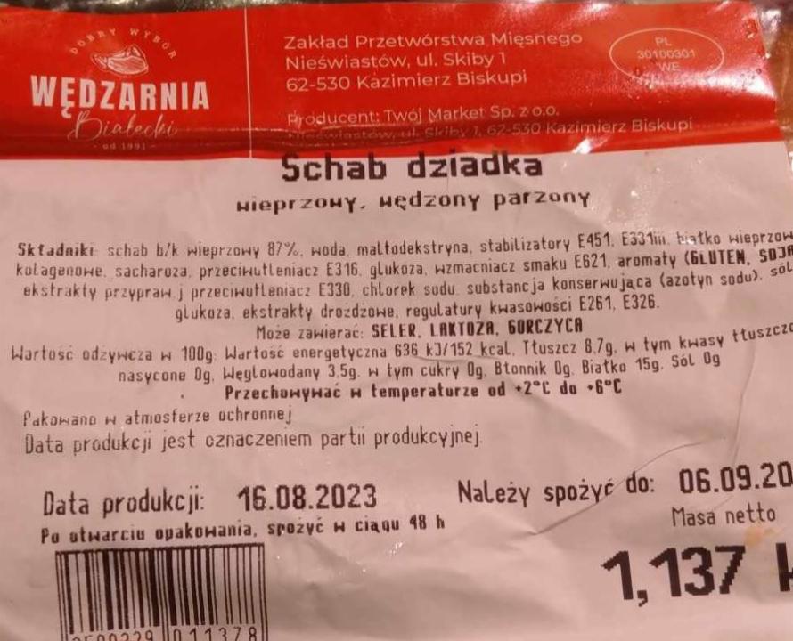 Zdjęcia - Schab Dziadka Wędzarnia Bielecki