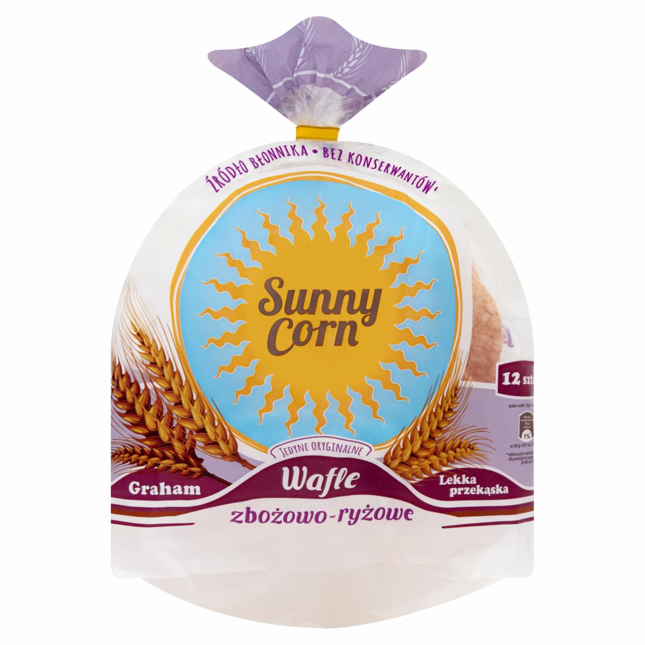 Zdjęcia - Wafle zbożowo ryżowe Sunny corn