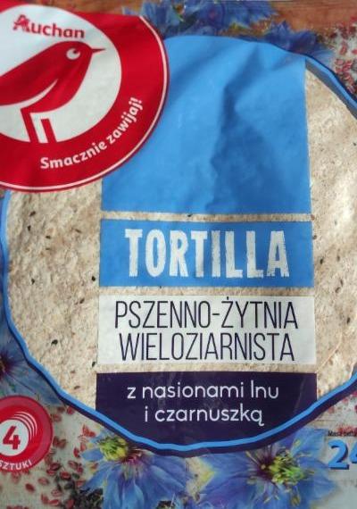 Zdjęcia - Tortilla pszenno-żytnia wieloziarnista Auchan