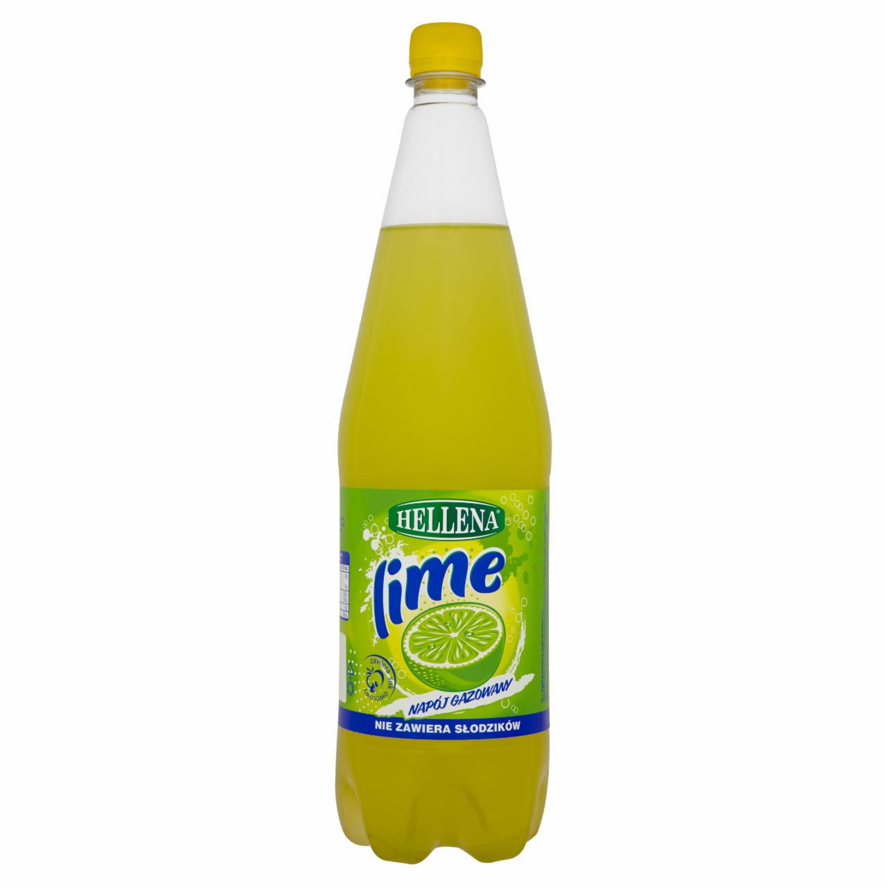 Zdjęcia - Hellena Lime Napój gazowany 1,25 l