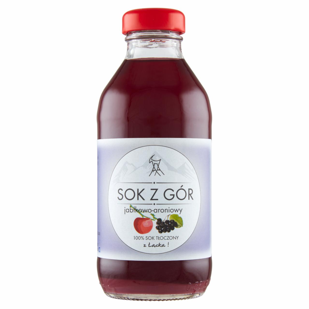 Zdjęcia - Sok z gór Sok jabłkowo-aroniowy 330 ml