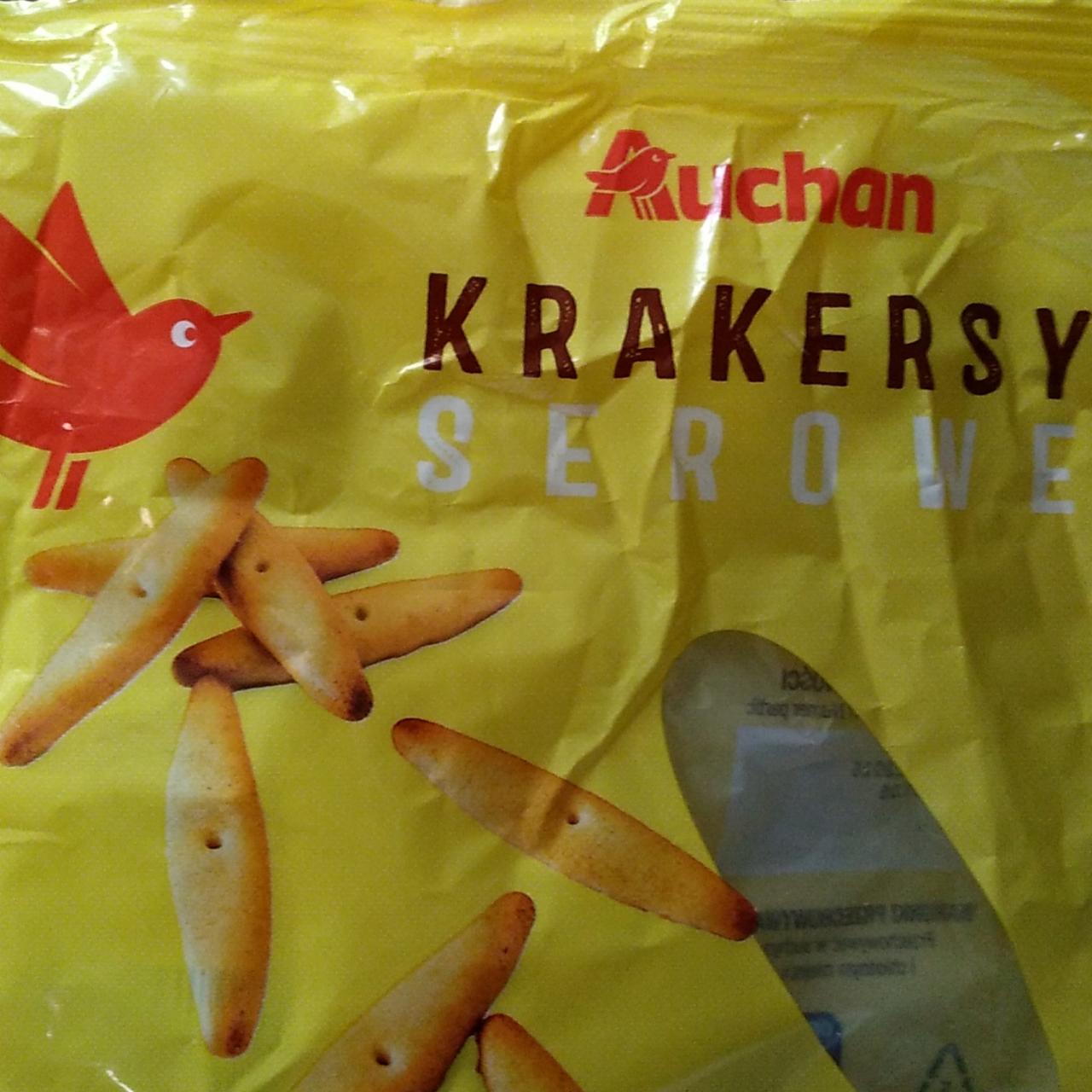 Zdjęcia - Krakersy serowe Auchan