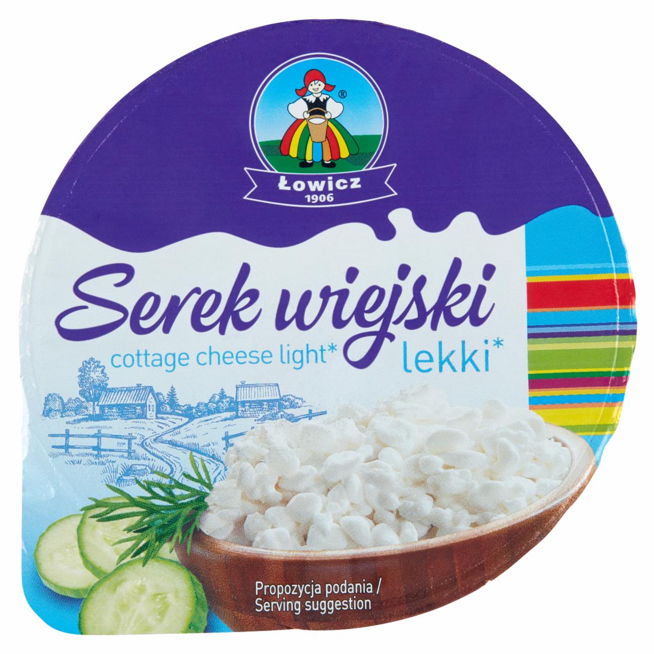 Zdjęcia - Łowicz Serek wiejski lekki 150 g