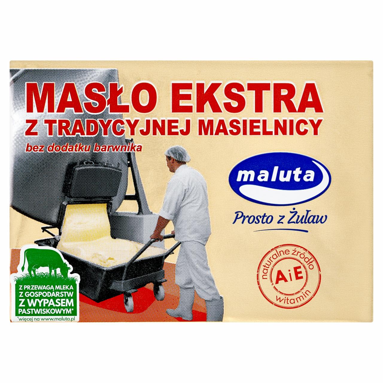 Zdjęcia - Maluta Masło ekstra z tradycyjnej masielnicy 200 g