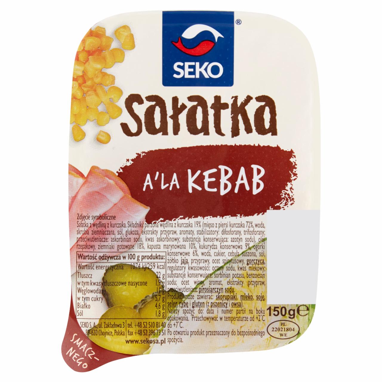 Zdjęcia - Seko Sałatka a'la kebab 150 g