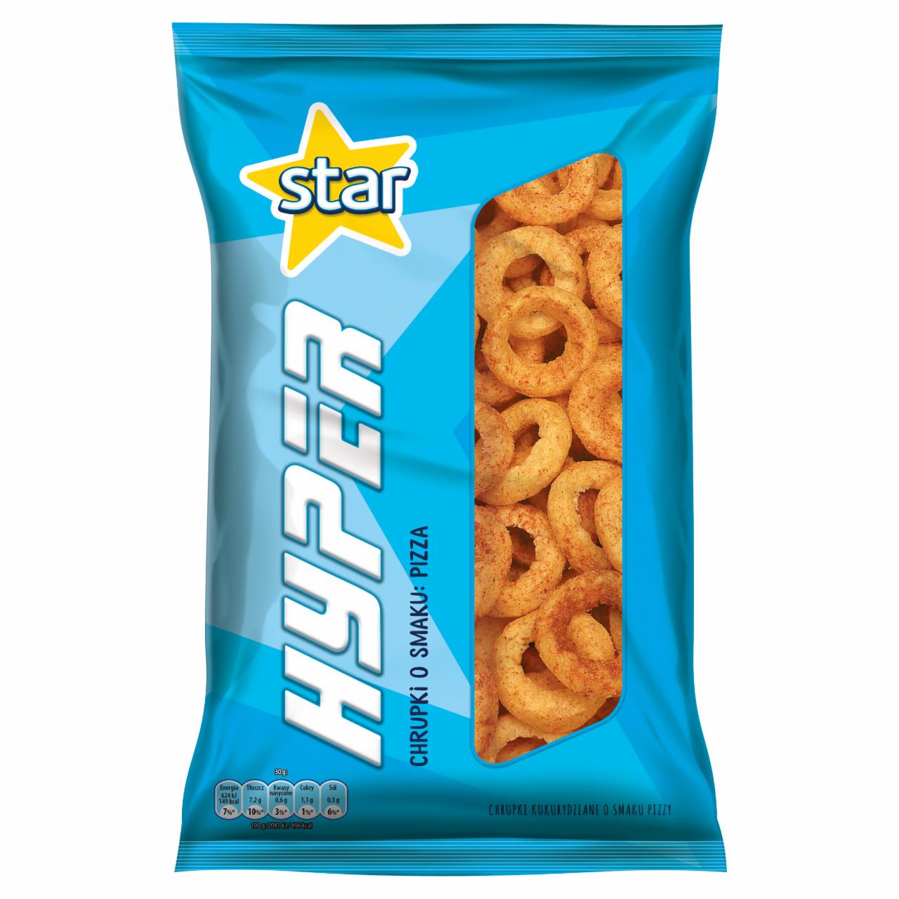 Zdjęcia - Star Hyper Chrupki kukurydziane o smaku pizzy 58 g