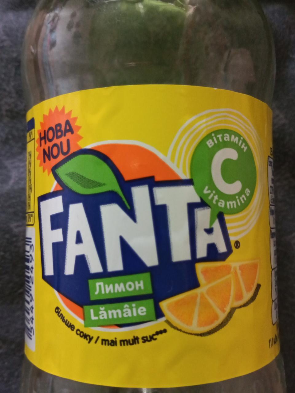 Zdjęcia - Fanta Cytrynowa Napój gazowany 500 ml