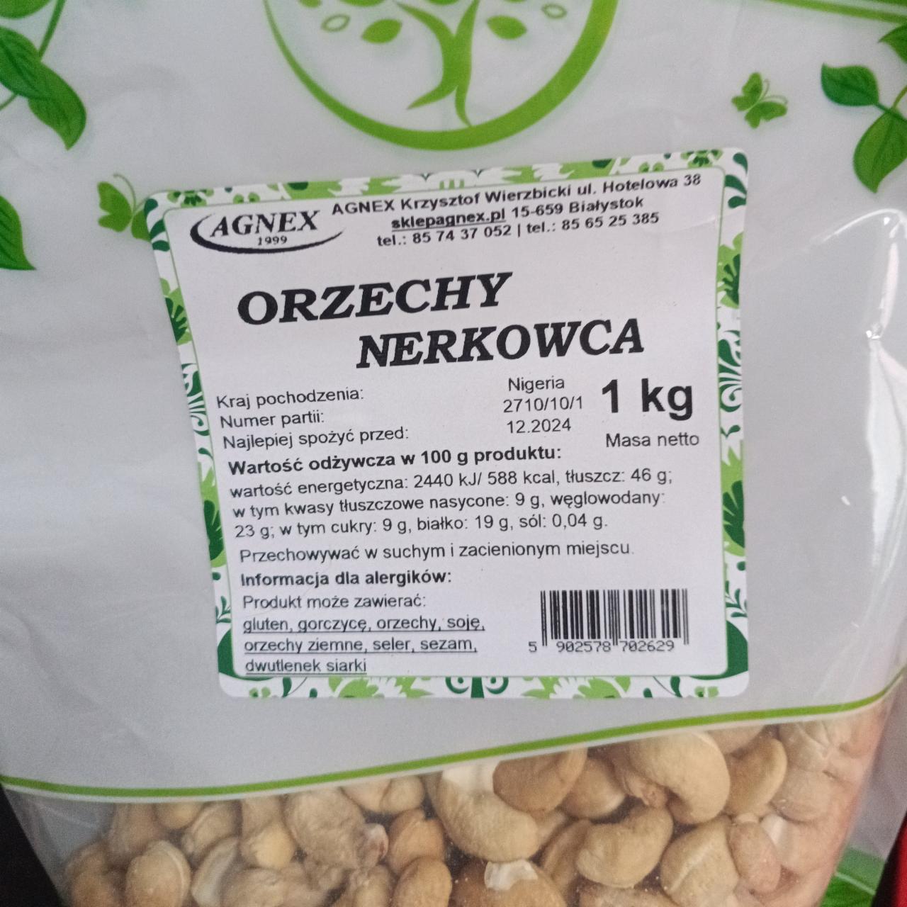 Zdjęcia - Orzechy nerkowca Agnex