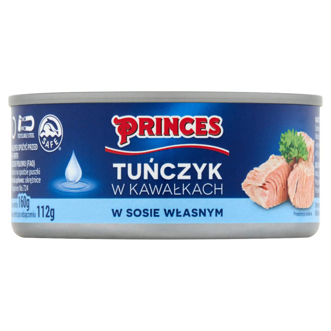 Zdjęcia - Princes Tuńczyk w kawałkach w sosie własnym 160 g