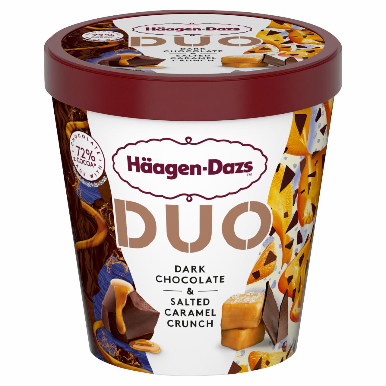 Zdjęcia - Häagen-Dazs Duo Dark Chocolate & Salted Caramel Crunch Lody 420 ml