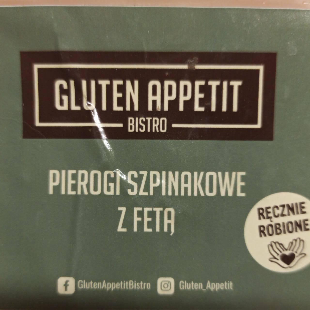 Zdjęcia - Pierogi szpinakowe z fetą Gluten apetit