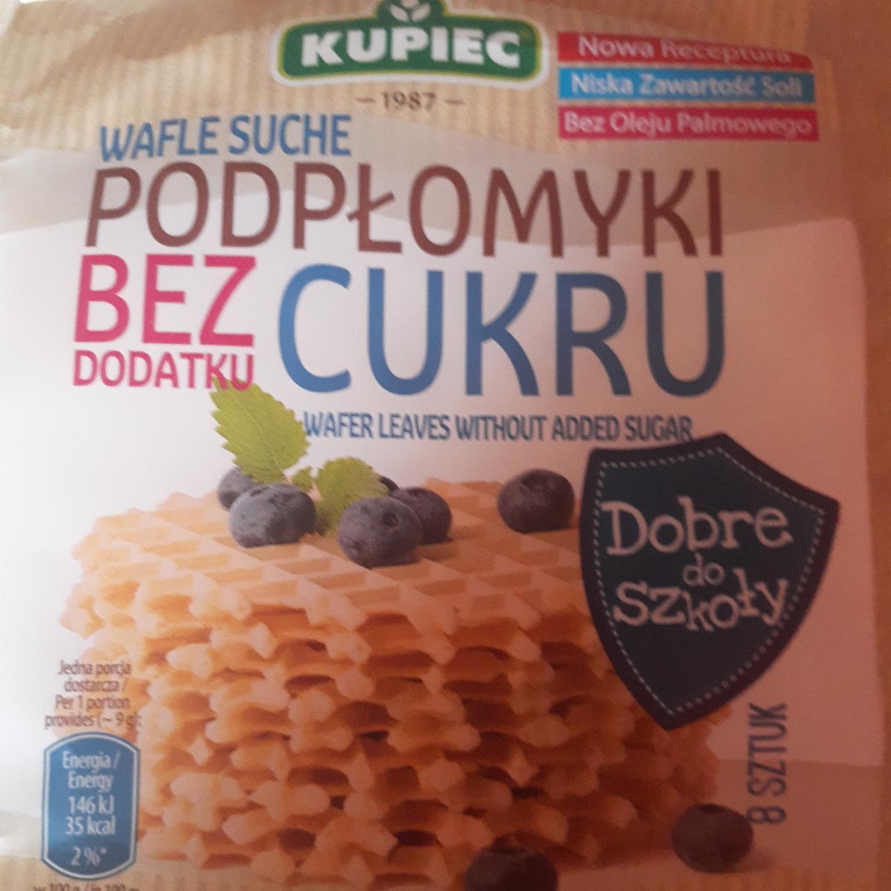 Zdjęcia - Wafle suche podpłomyki bez dodatku cukru Kupiec