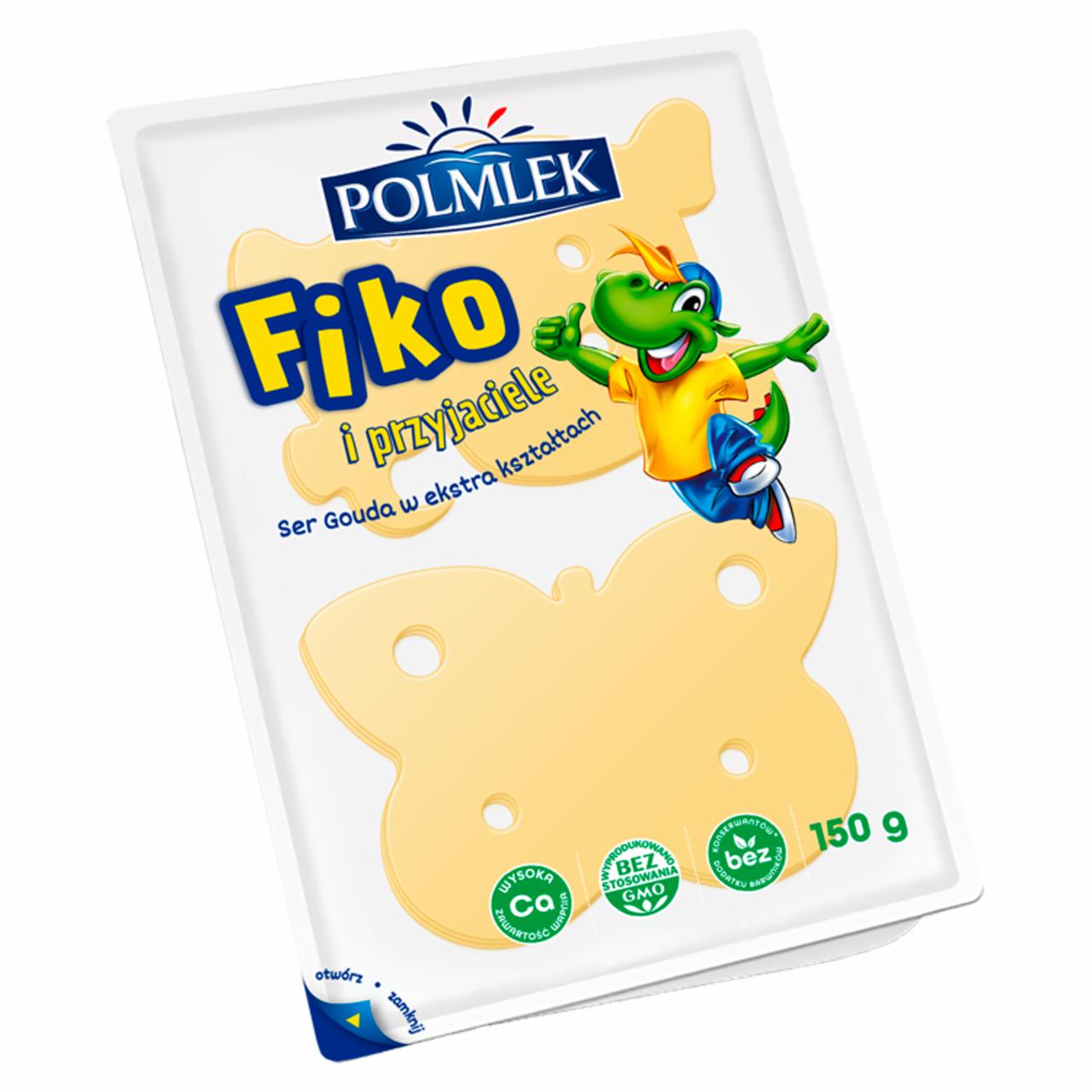 Zdjęcia - Polmlek Fiko i Przyjaciele Ser Gouda w plastrach 150 g