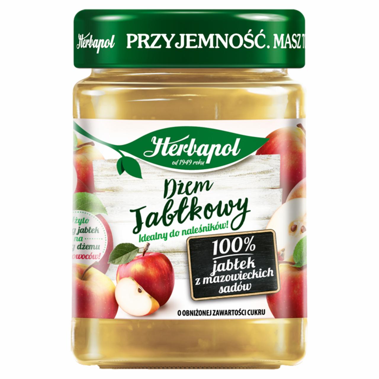 Zdjęcia - Herbapol Dżem jabłkowy o obniżonej zawartości cukru 280 g