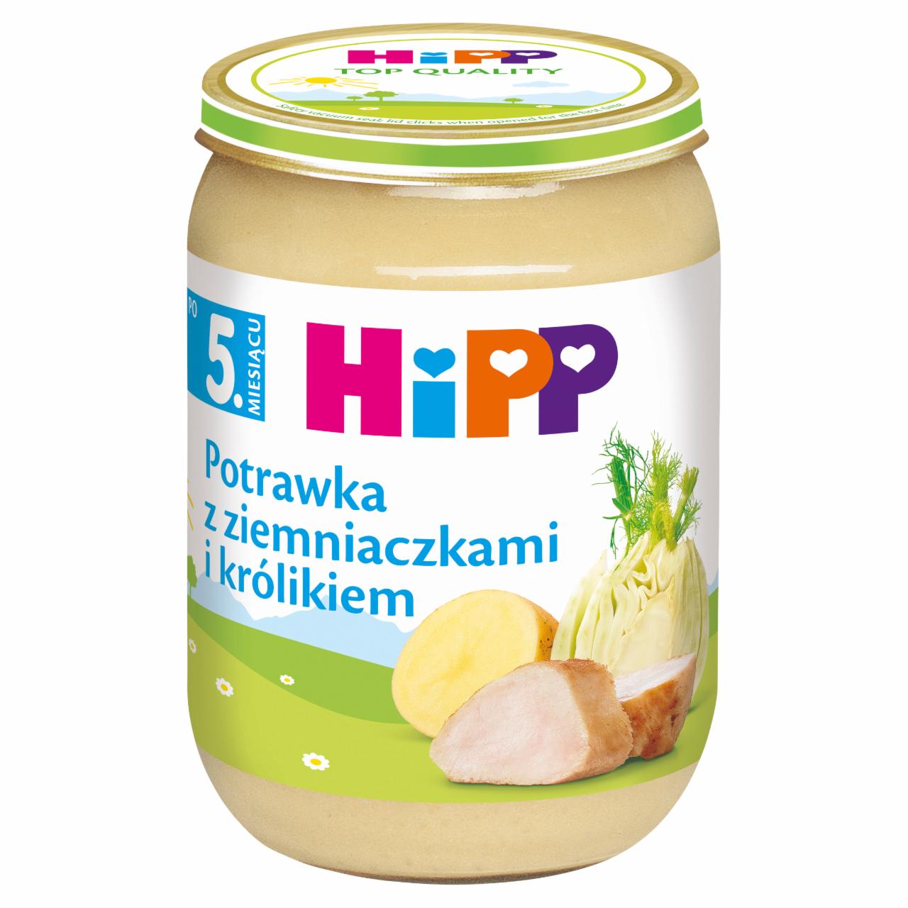 Zdjęcia - HiPP Potrawka z ziemniaczkami i królikiem po 5. miesiącu 190 g