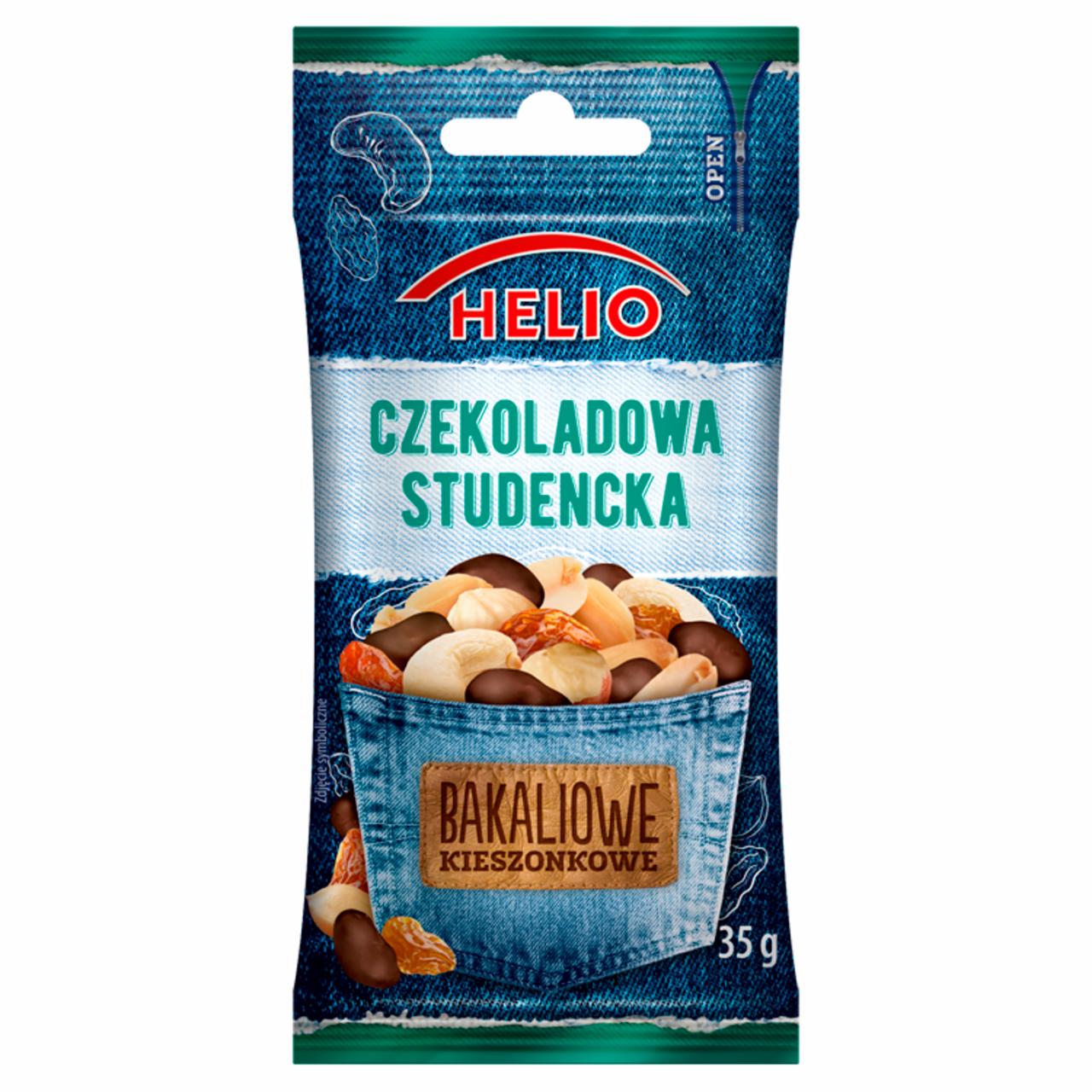 Zdjęcia - Helio Bakaliowe Kieszonkowe Czekoladowa studencka 35 g