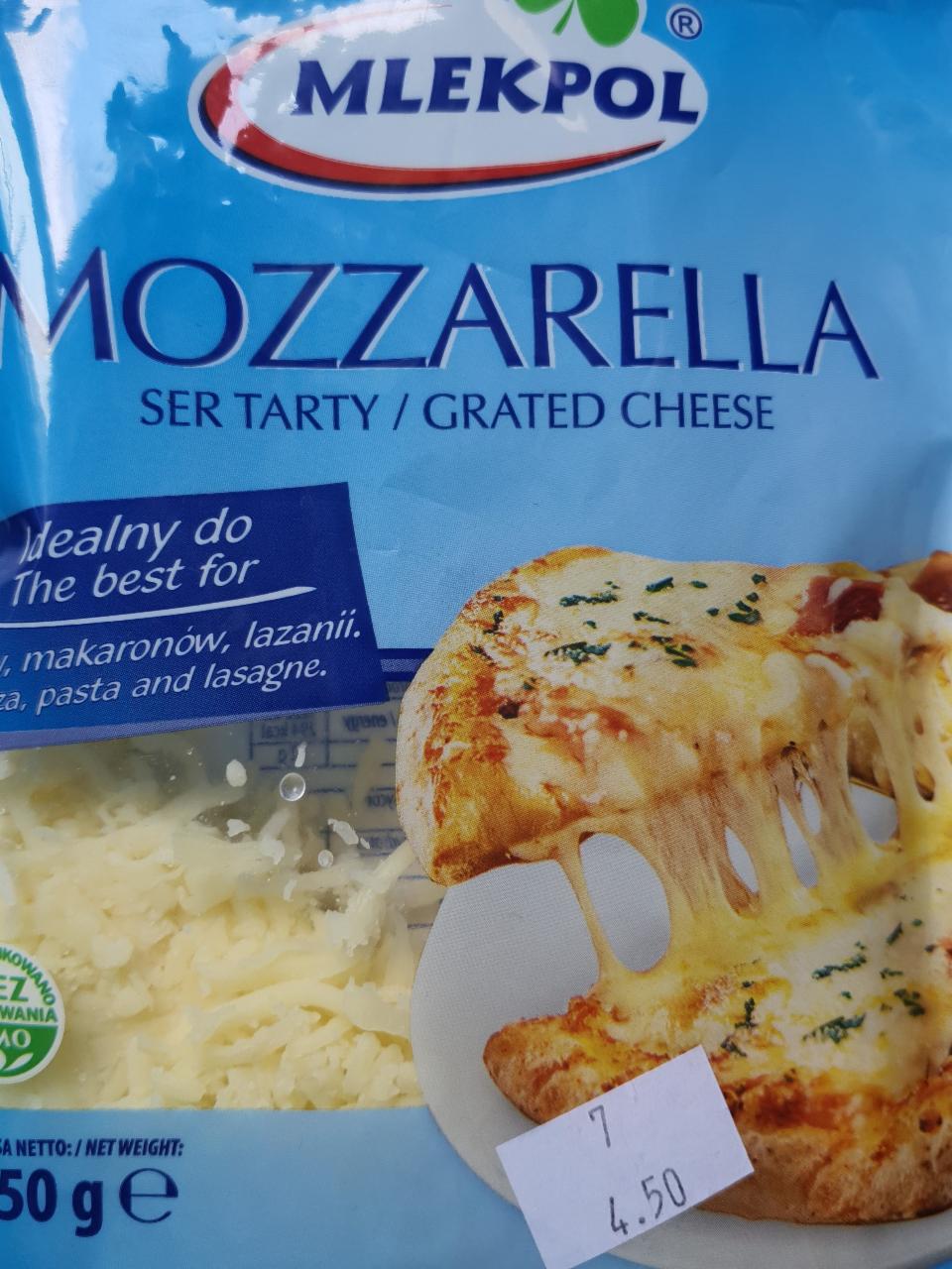 Zdjęcia - Mlekpol XXL Ser tarty Mozzarella 500 g