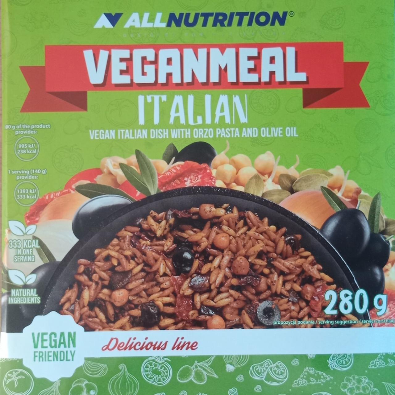 Zdjęcia - Makaron z orzo i oliwą z oliwek Veganmeal Italian Allnutrition