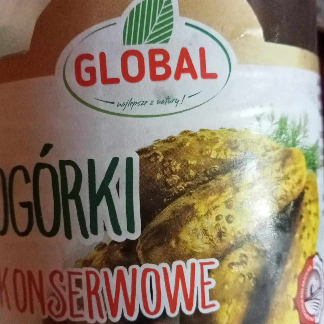 Zdjęcia - Ogórki konserwowe Global