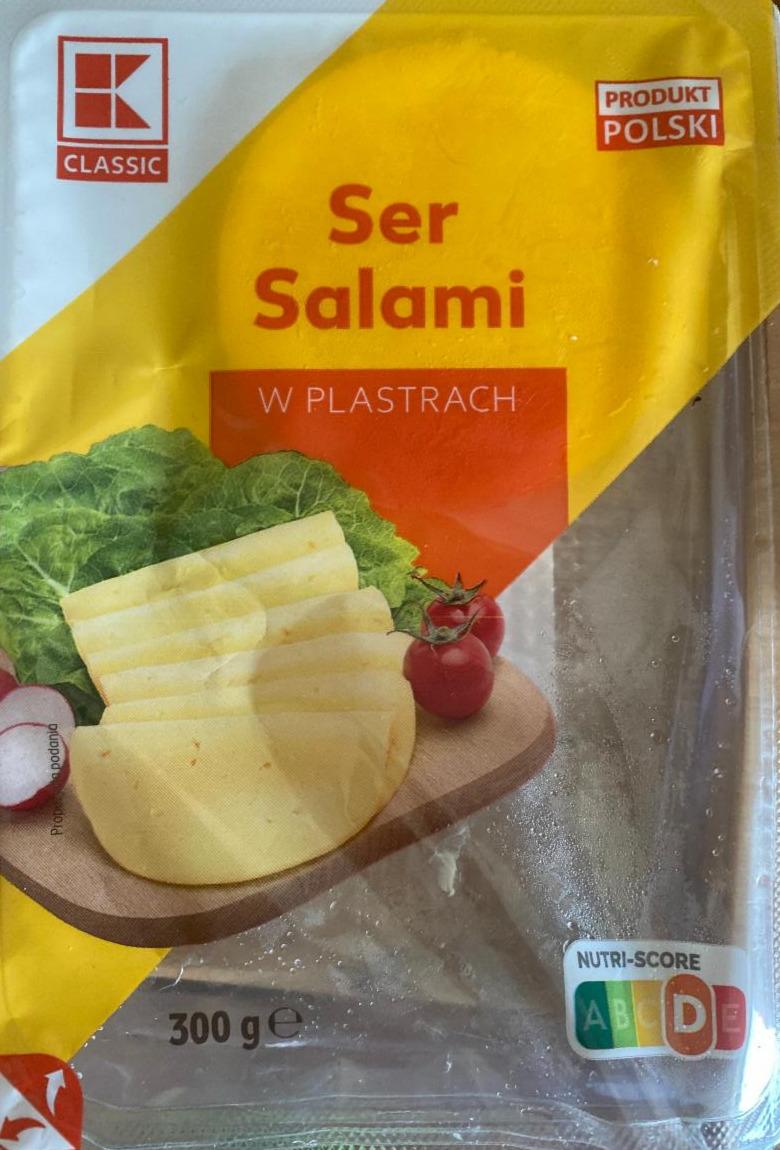 Zdjęcia - Ser salami w plastrach K-classic