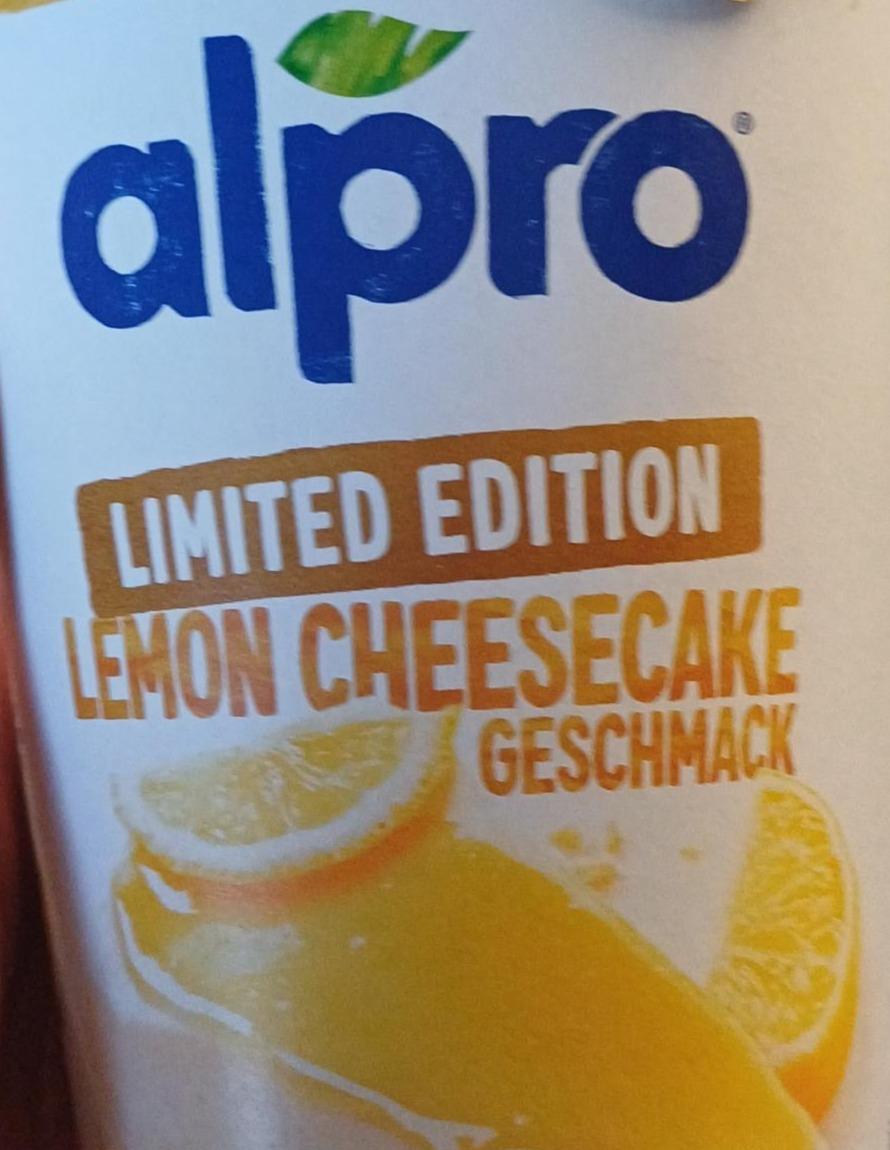 Zdjęcia - Lemon cheesecake geschmack Alpro