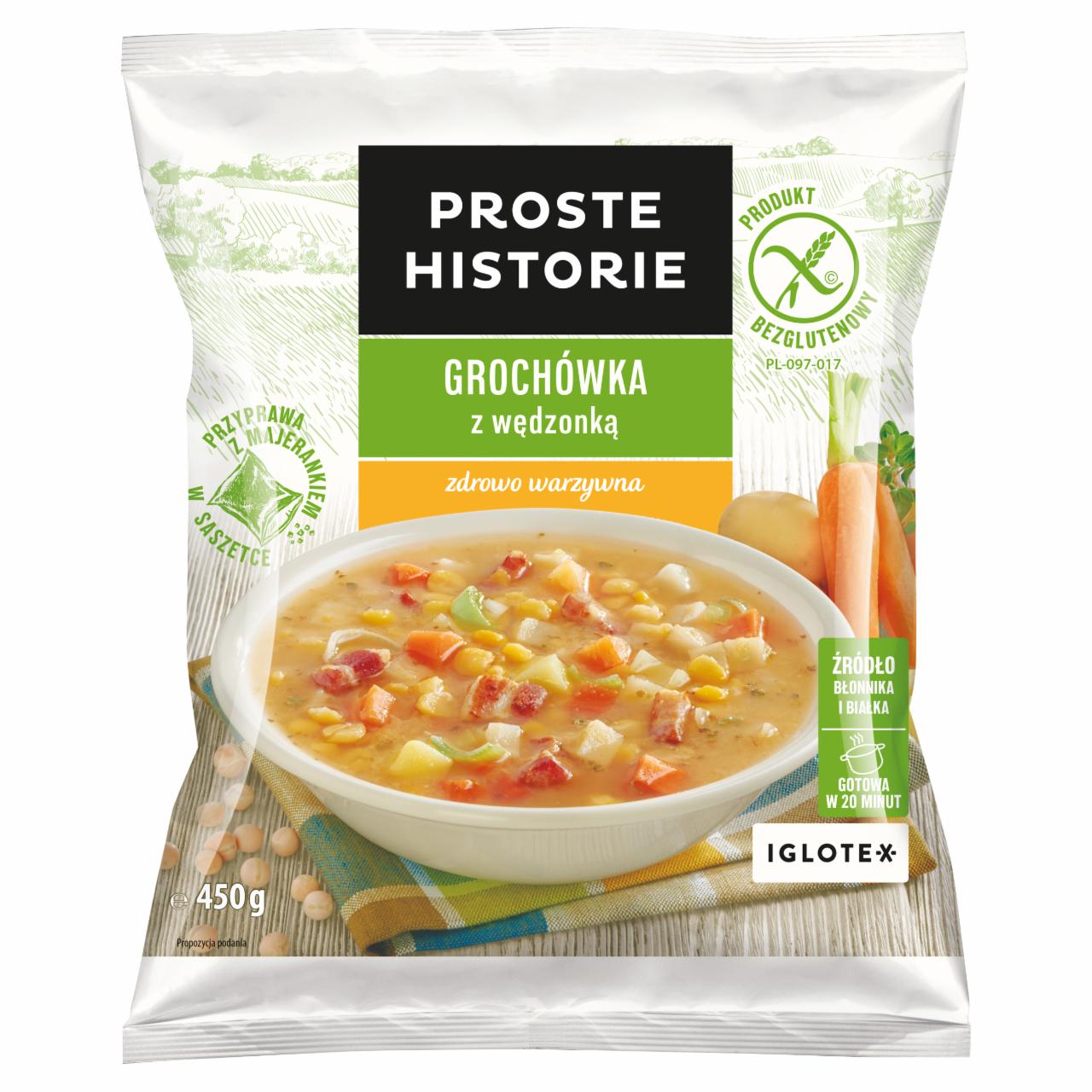 Zdjęcia - Proste Historie Grochówka z wędzonką 450 g